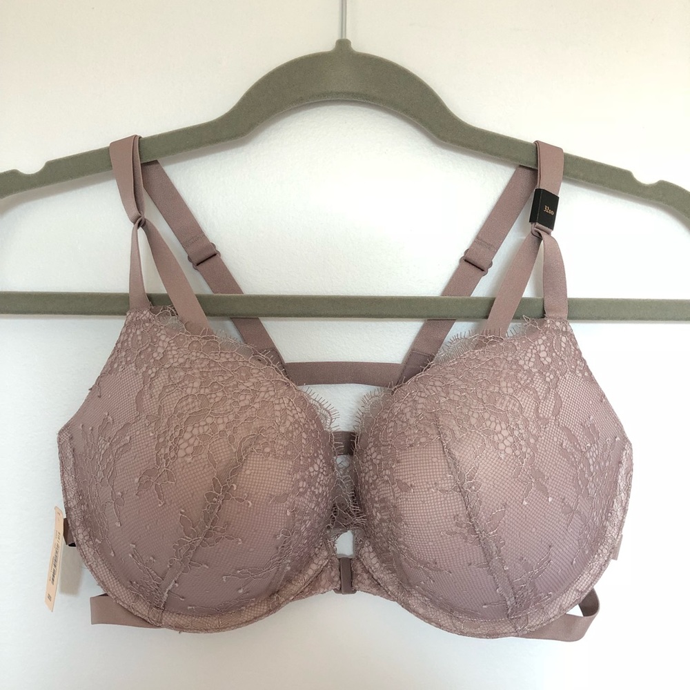 Victoria’s Secret Lace Strappy Back Push-Up Bra